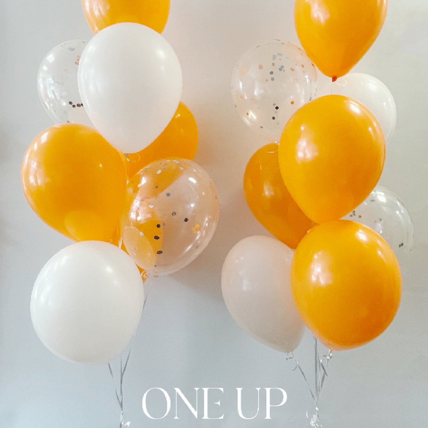 16 inch White helium filled latex balloon