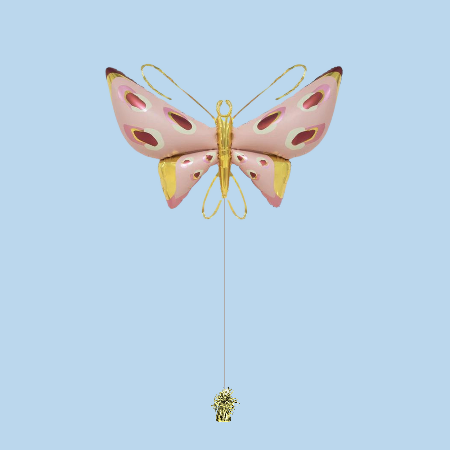 Cherry Pink Butterfly Foil Balloon