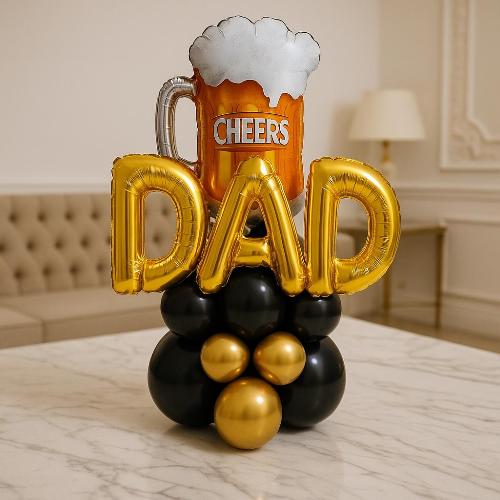 Cheers Dad Father's day balloon bouquet