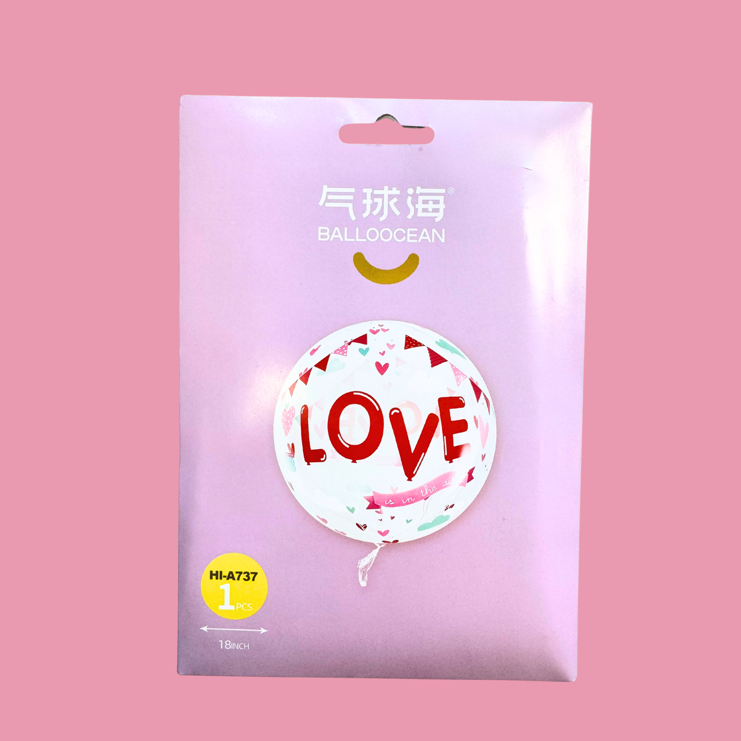Love is in the air Bubble Balloon