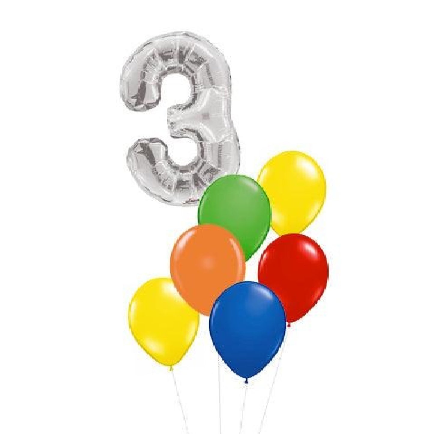 Pick An Age - Best Kid's Birthday Rainbow Fest Helium Balloon Bouquet