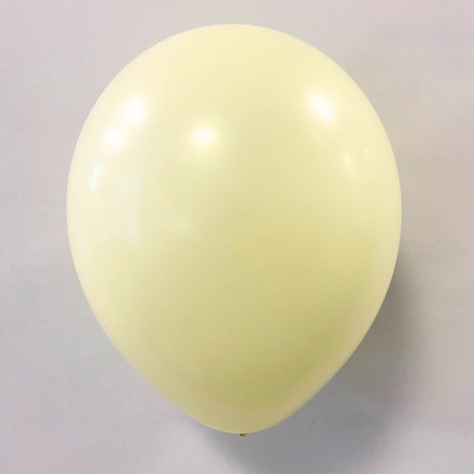 11-Inch Pastel Matte Yellow Helium Balloon – Cheerful Event Accent