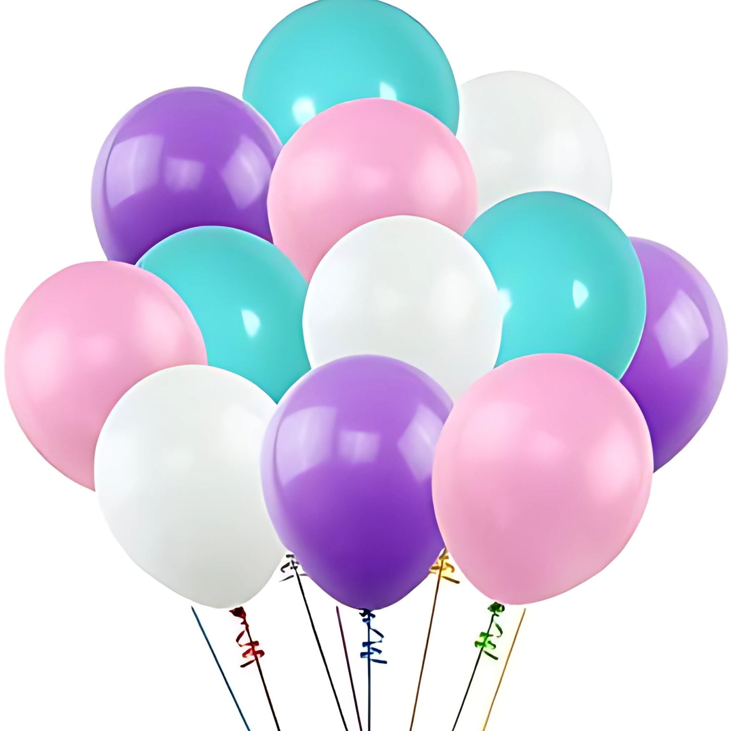 Mermaid Helium Balloon Bouquet of 12
