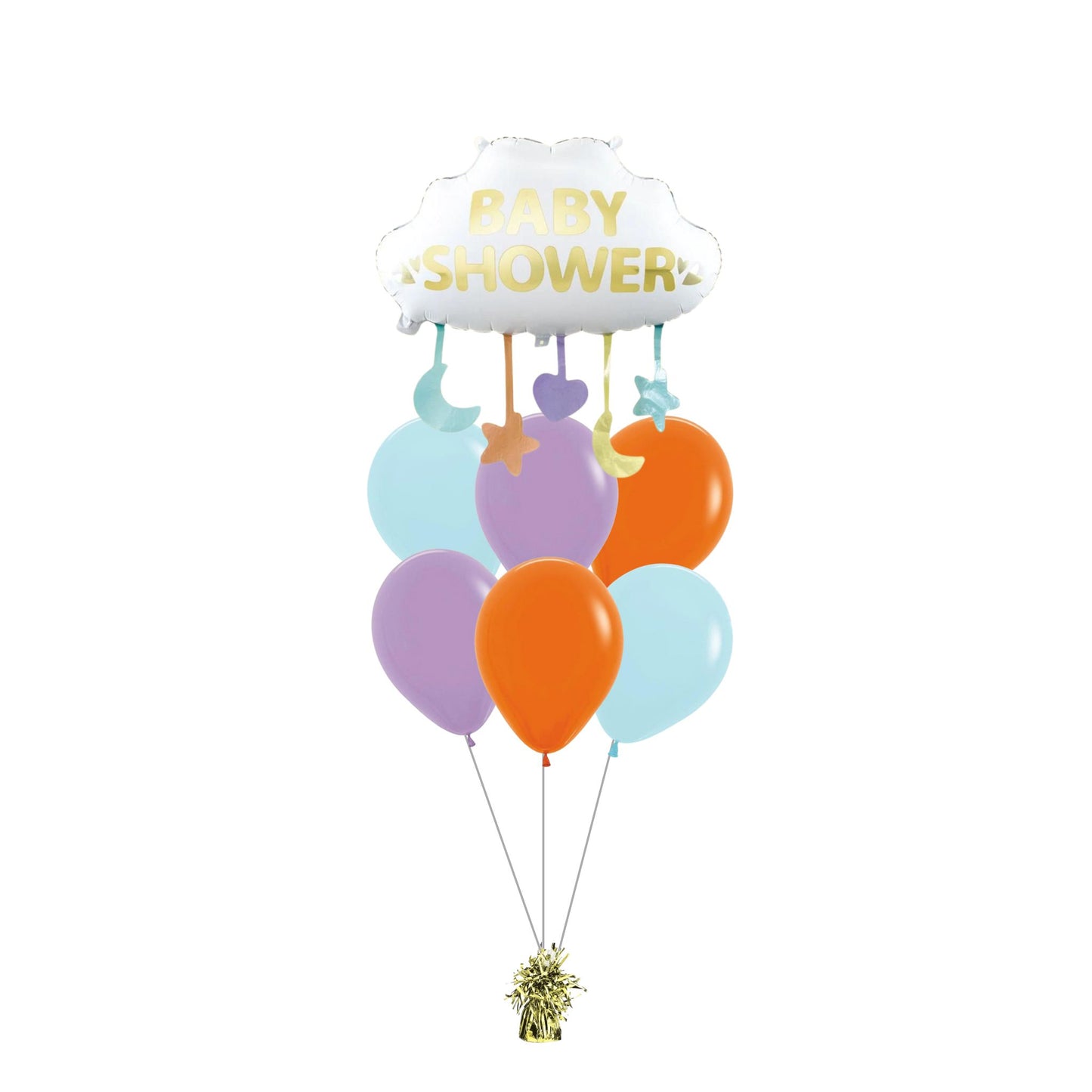 Baby Shower Cloud Fun Foil Balloon Helium Filled Quality
