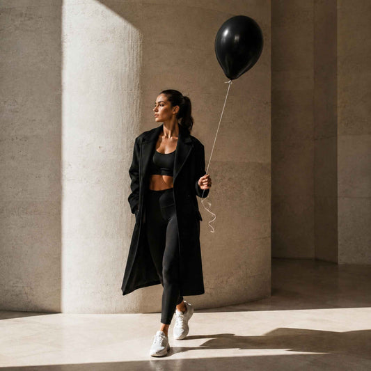 11-Inch Black Helium Balloon