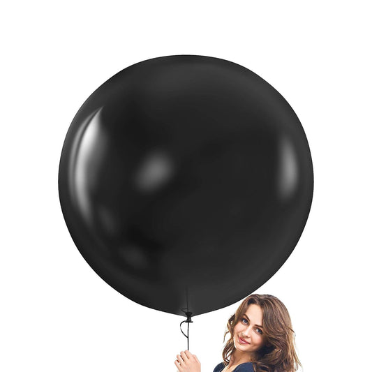 36” Cool Black Helium Jumbo Latex Balloon