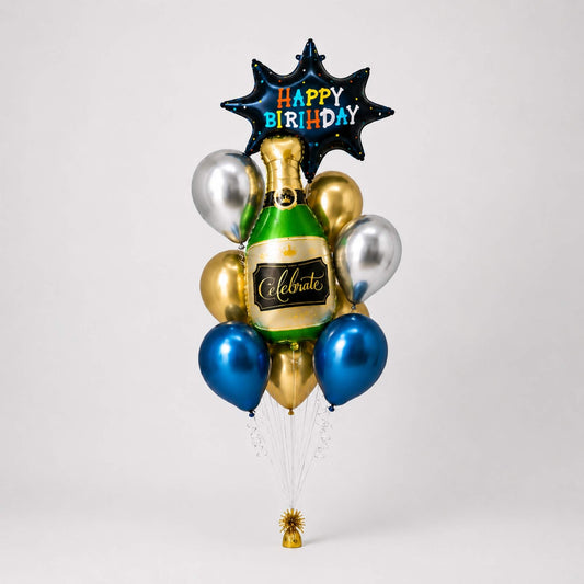 Celebrate Bottle Balloon Bouquet