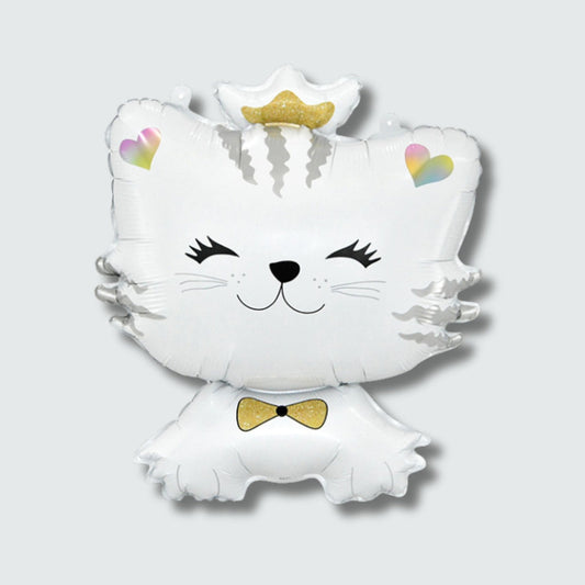 28 Inch Lux Kitty Cat foil balloon Helium Filled Quality