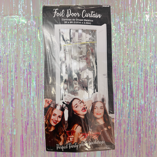 Foil Fringe Wall Party Backdrop