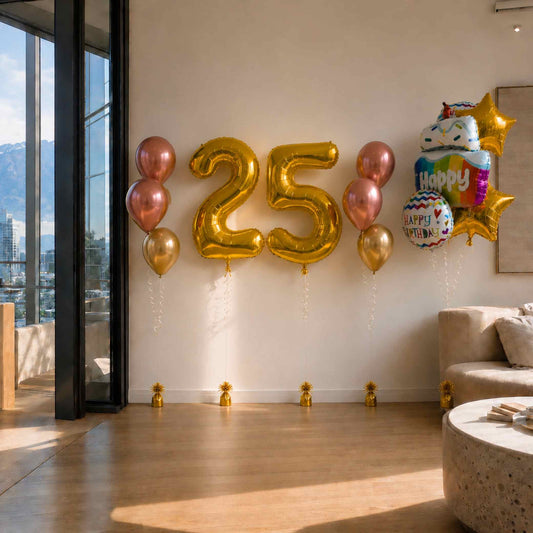 Signature Birthday Cake Balloon Bouquets
