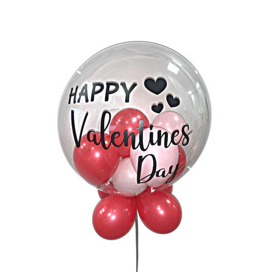 Happy Valentines Customized Bubble balloon
