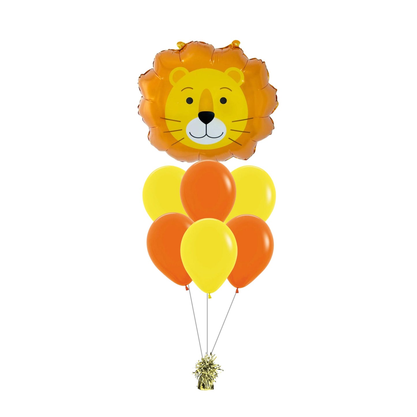 22 Inch Lion Foil Balloon Helium Filled Quality
