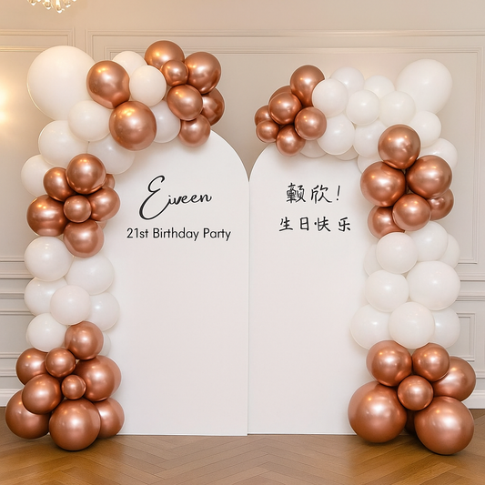 Princess balloon Garland Decoration Duo Panel Foam Board