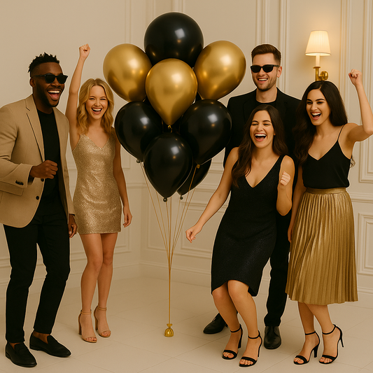 Classic Gold & Black Bouquet