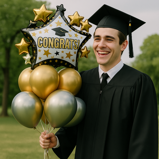 Shining Star Congrats Graduation Balloon Bouquet