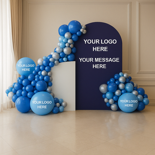 Custom Corporate Logo Duo Backdrop Panels