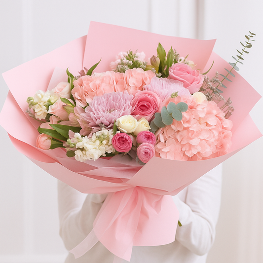 Pink Princess Universe Fresh Flower Bouquet