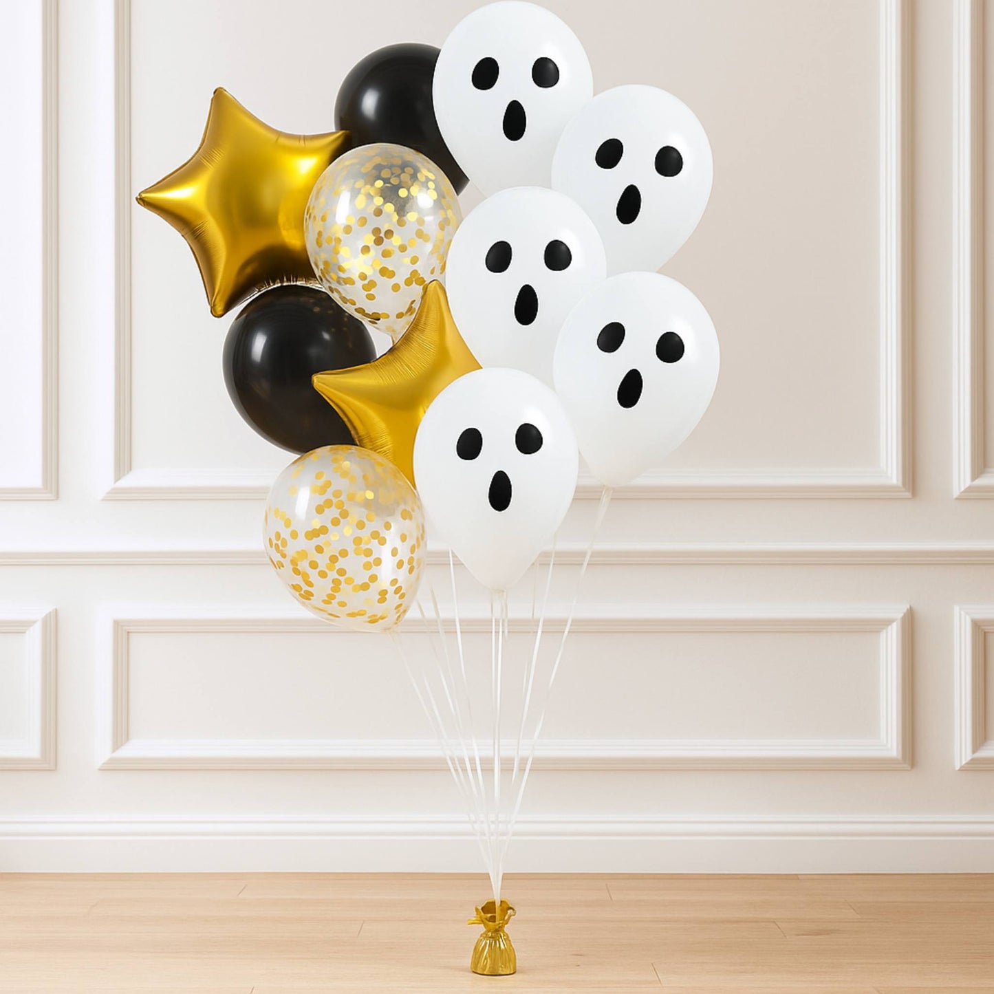 HALLOWEEN THEME - 11IN BALLOONS - BOUQUET OF 15