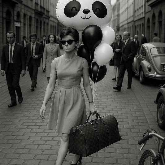 22 Inch Panda Foil Balloon Helium Filled Quality