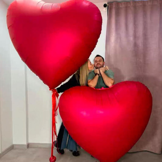 Valentines Limited Edition Giant Human Size Love in the Air Helium Red Heart Balloon