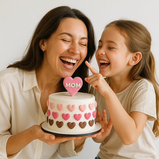 Mother's day you are my heart cake
