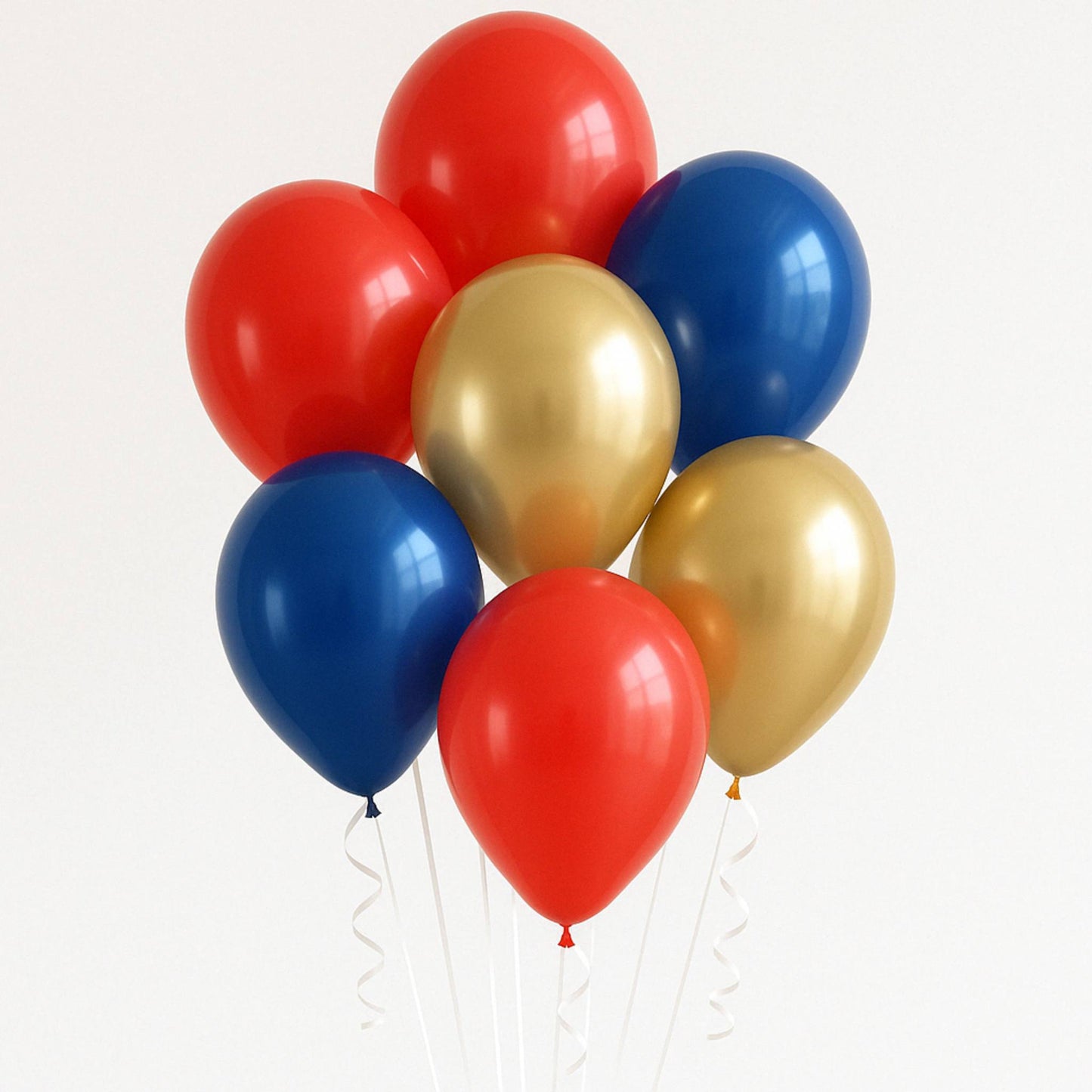 Royal Victory Helium Balloon Bouquet of 7