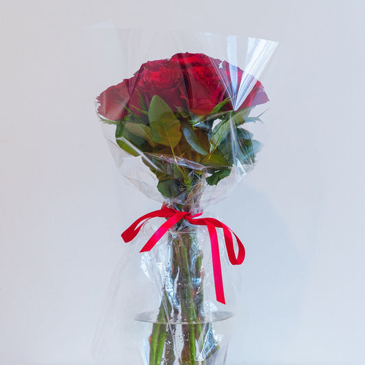 Wrapped Rose Bouquet