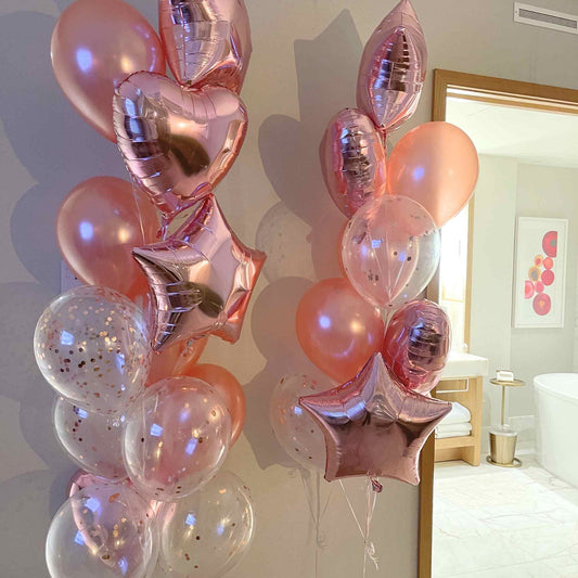 Rose gold and Pink Bouquet sets