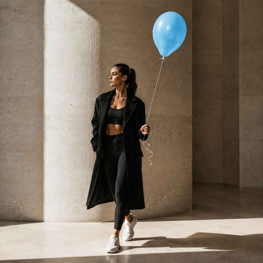 11-Inch Sky Blue Helium Balloon