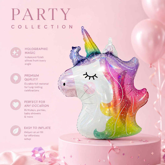 Mini Unicorn Foil Helium Balloon Bouquet