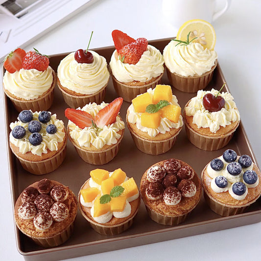 Tropical Fruit Fantasy Cupcake