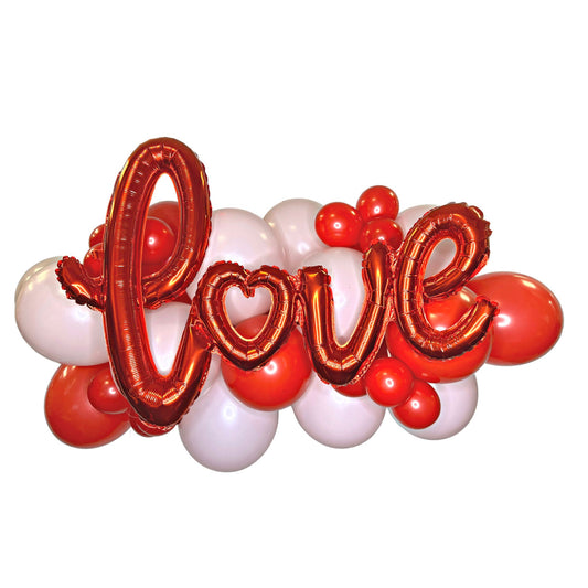 Valentines Love Balloon Garland