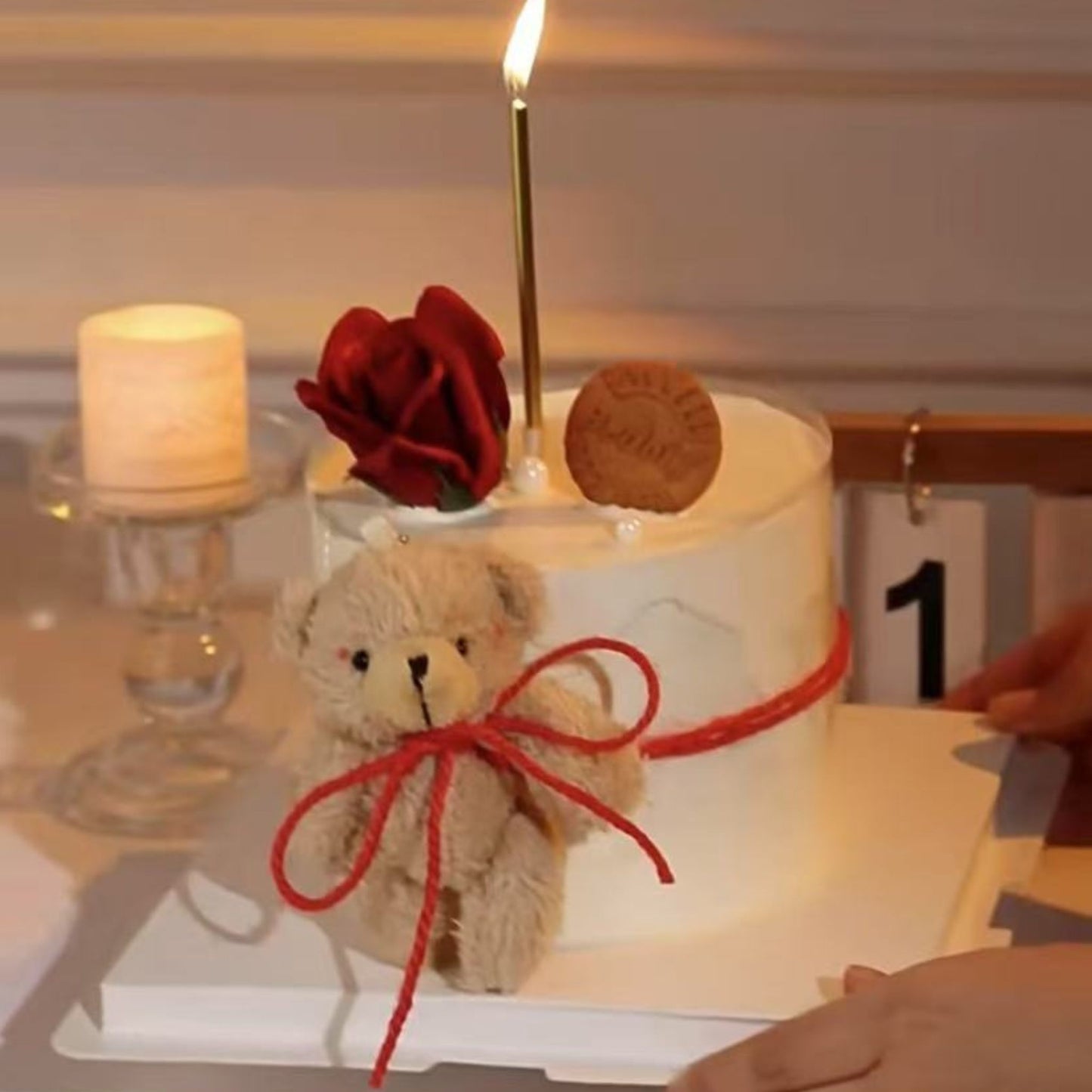 Valentines Day Classic Love Teddy Bear Cake