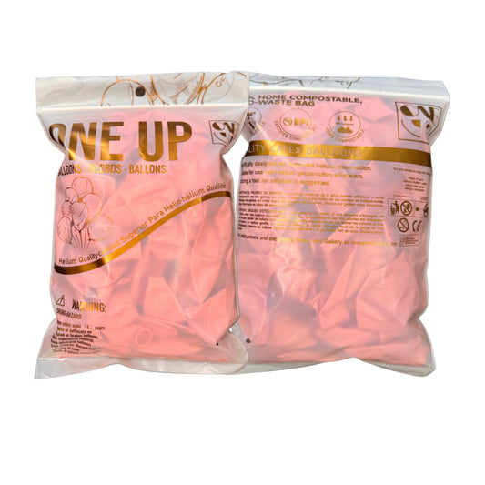 Metallic Rose Gold 11 inch Latex Balloons (100PCS)