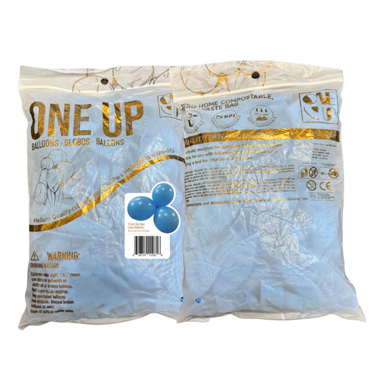 Sky Blue 11 inch Latex Balloons (100PCS)