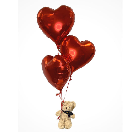 Biscuit Valentines Heart Balloon Gift