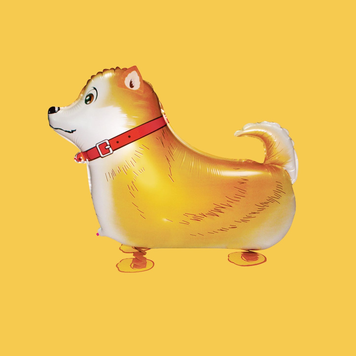 Cute Helium Filled Walking Corgi Dog Foil Balloon