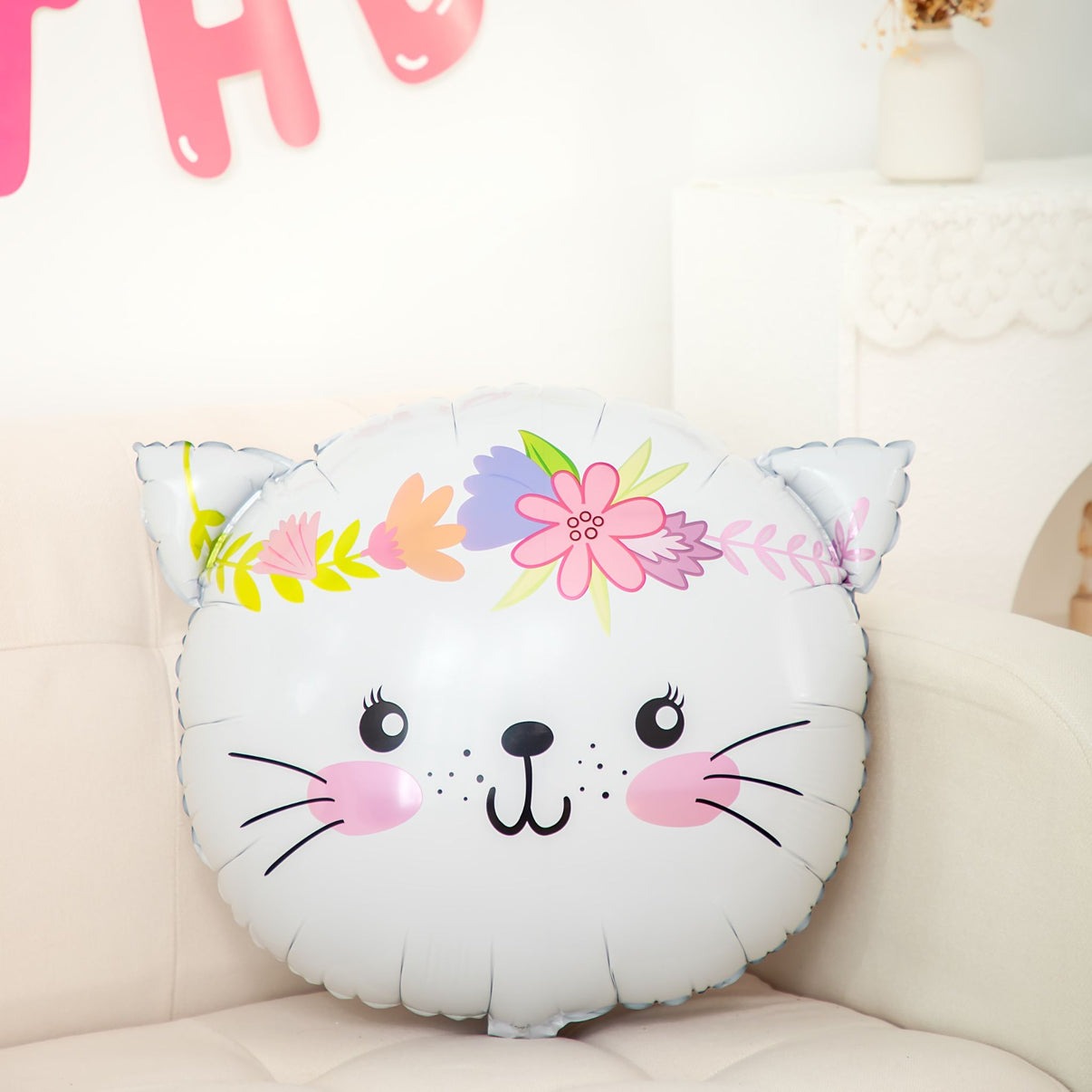 Cat Fashion Foil Balloon Bouquet