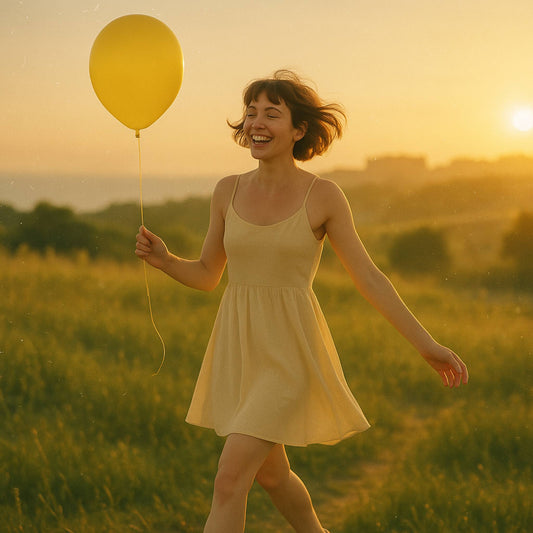 11-Inch Yellow Helium Balloon – Bright & Cheerful Party Decor