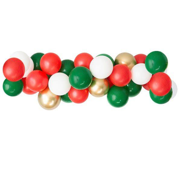 Christmas Balloon Garland - ONE UP BALLOONS