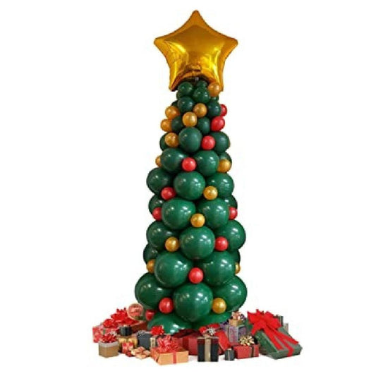Classic Christmas Balloon Tree - ONE UP BALLOONS