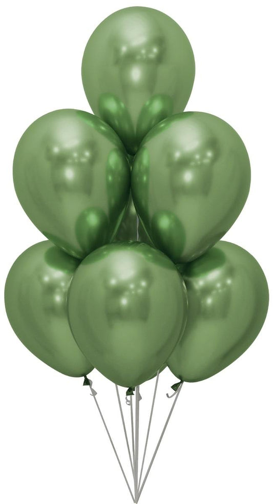 Key Lime Green Balloon Bouquet of 7 - ONE UP BALLOONS