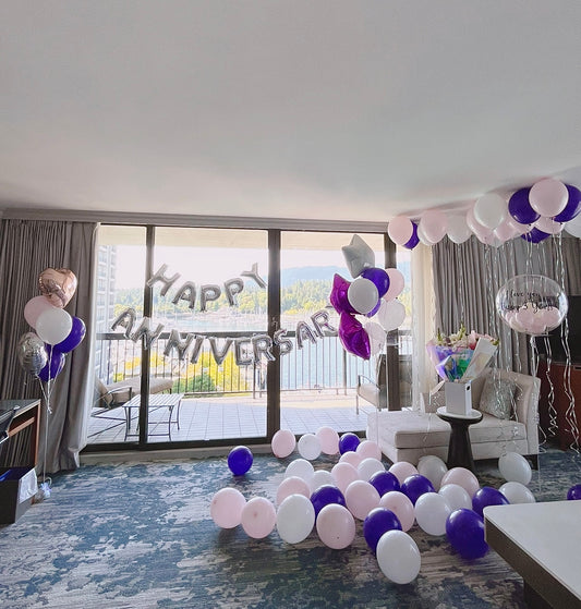 Celebrate Love in Style: One Up's Exquisite Anniversary Decoration at The Westin Bayshore Hotel Vancouver