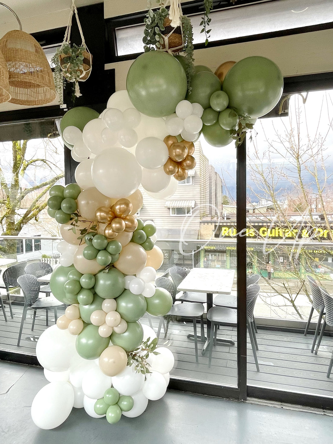 Add a Touch of One Up's Eucalyptus Greenery Balloons to your party