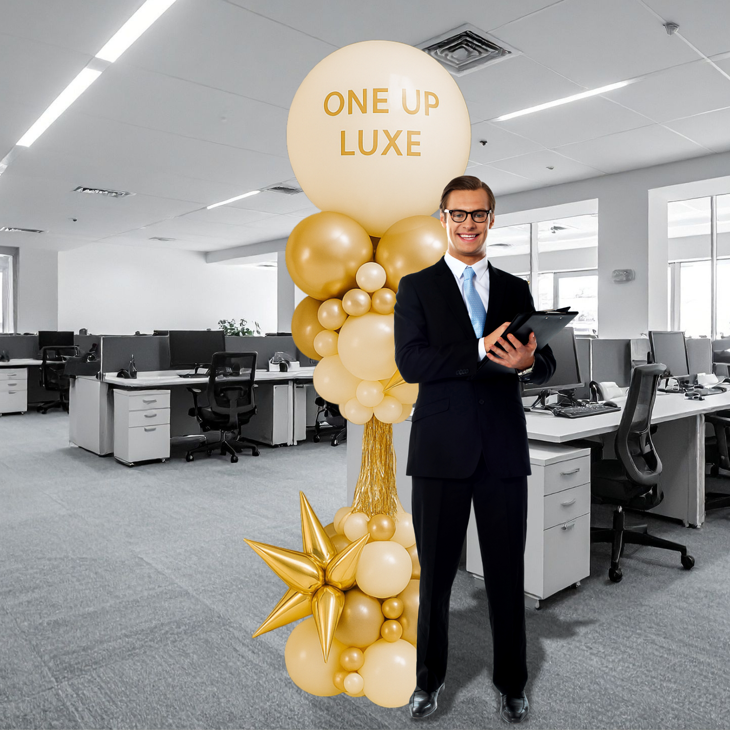 Business Balloon Columns