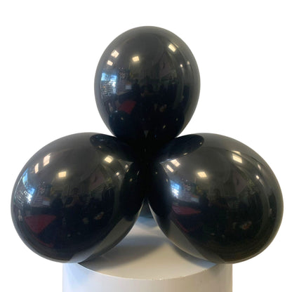 Black 11 inch Latex Balloons (100PCS)