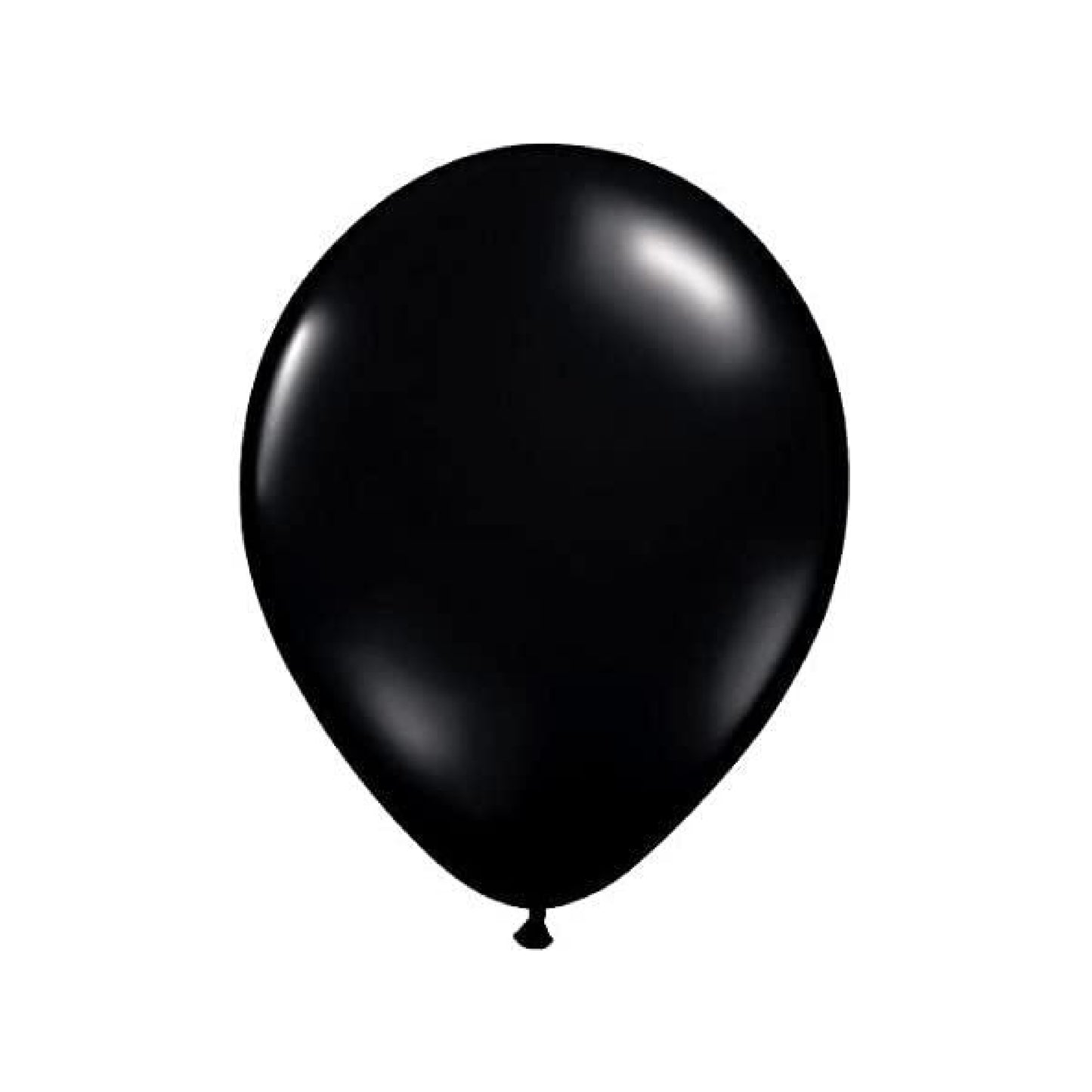 16 inch Black latex helium filled