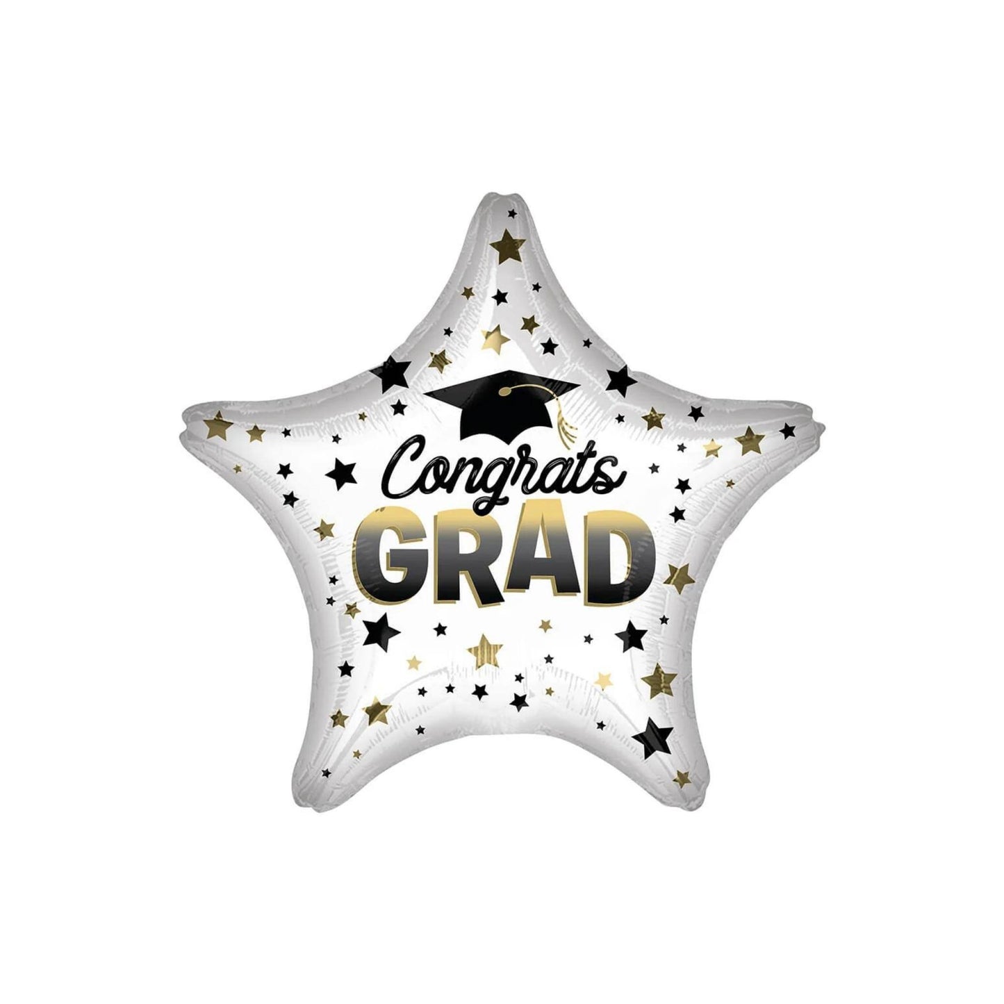 19" Congrats Ombre Grad Star Balloon