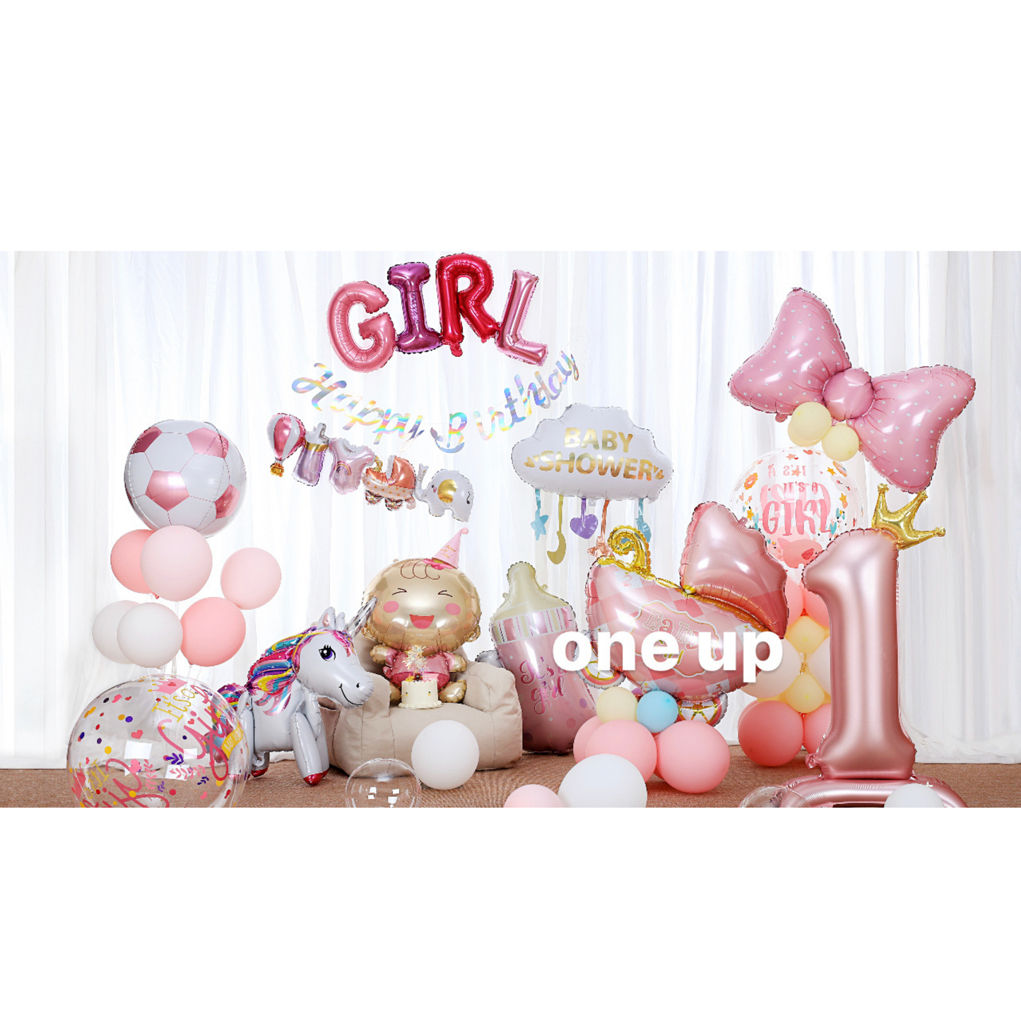 Luxury Baby Girl Birthday Kit Box - Party with styles