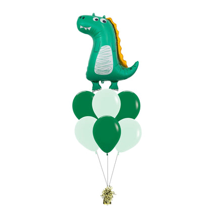 33 Inch Green Dinosaur Foil Balloon